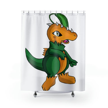 Leafasaur Shower Curtains